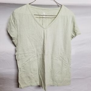 Prospirit Mint V-Neck Short Sleeve Tee